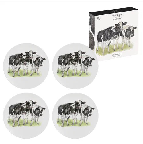 MEET THE COW GIRLS - 4PK SIDE PLATES