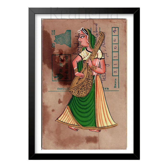 Melody on Post – The Graceful Musician   Paintings