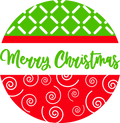 Merry Christmas Sign, Holiday Sign, Christmas Sign,  Wreath Center