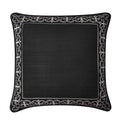 Messina Black Euro Sham Euro Sham By J. Queen New York