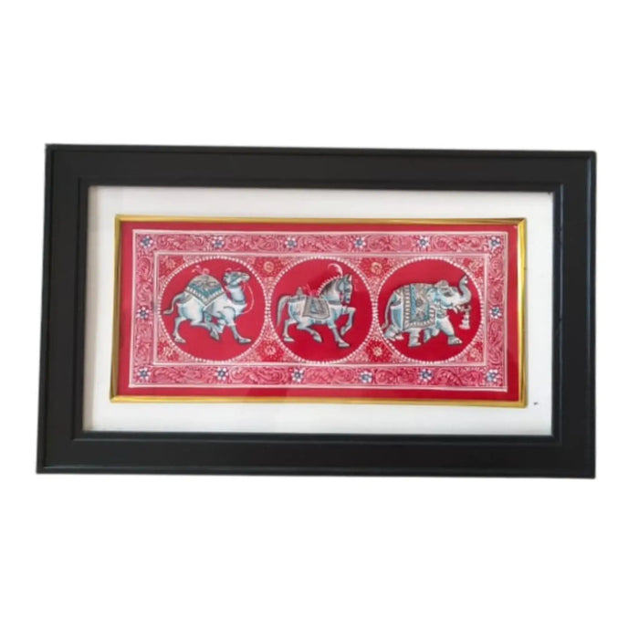 Mewar Miniature - The Sacred Trinity Painting   Paintings