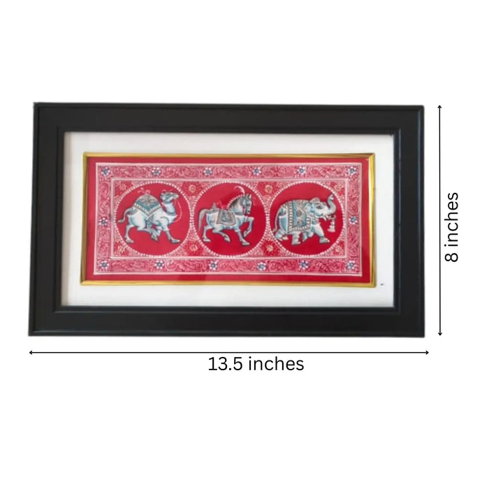 Mewar Miniature - The Sacred Trinity Painting   Paintings