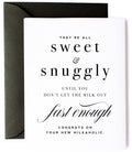 Milkaholic, Funny New Baby Card