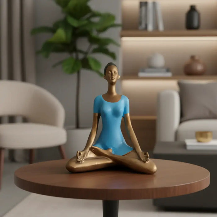 Mindfulness Moment Sculpture   Wooden Idols