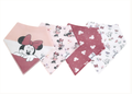 Minnie Mouse Bandana Bib Set Copper Pearl