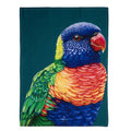 MODERN BIRDS ARTIST COTTON TEA TOWEL - LORIKEET