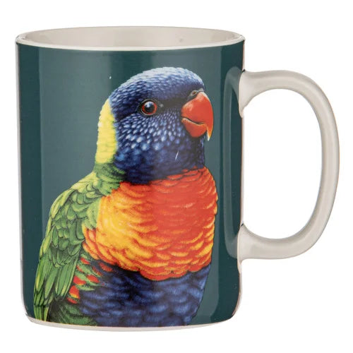 MODERN BIRDS ARTIST MUG - RAINBOW LORIKEET