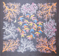 Moonlit Forest & Birds – Hand-Painted Gond Painting   Paintings