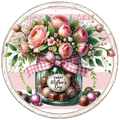Mothers Day, Spring Design, Wreath Sign, Wreath Center
