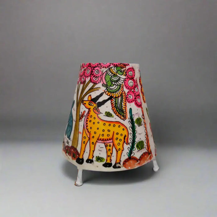 Mythical Creatures and Animal Motifs Leather Art | Bed Lamp   Leather Paintings