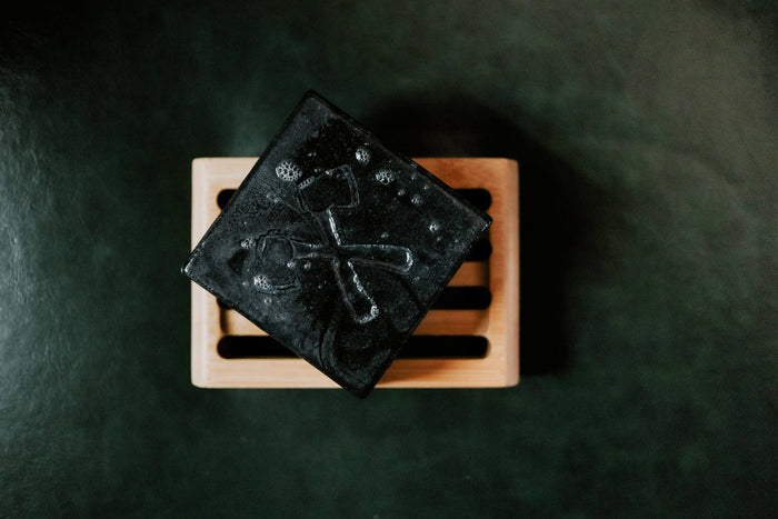 Natural Detox Bar Soap for Men with Bamboo Charcoal & Fresh