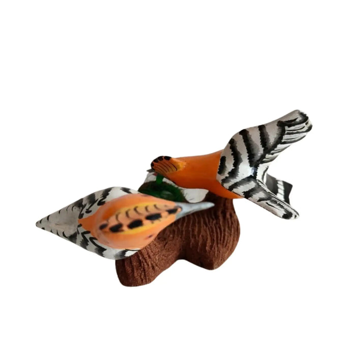 Handcrafted Nirmal wooden bird folk wall art