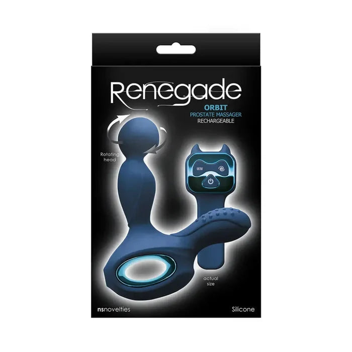 Renegade Orbit Prostate Massager - Blue - Anal Probe