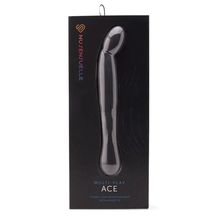 Nu Sensuelle Homme Ace Prostate Vibrator - Black - Anal Probe