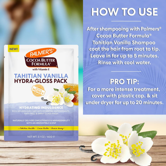 Palmer’s Cocoa Butter Formula Tahitian Vanilla Hydra Gloss Pack 60g