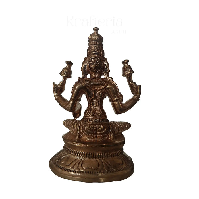 Panchaloha Goddess Saraswati Idol – Embodiment of Wisdom Karthick's metal art