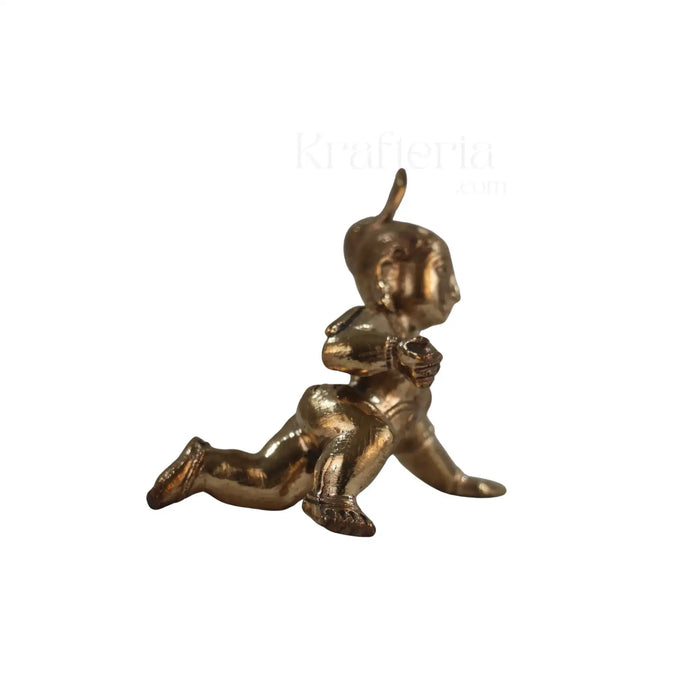 Panchaloha Lord Krishna Idol – Divine Flute Melody Karthick's metal art