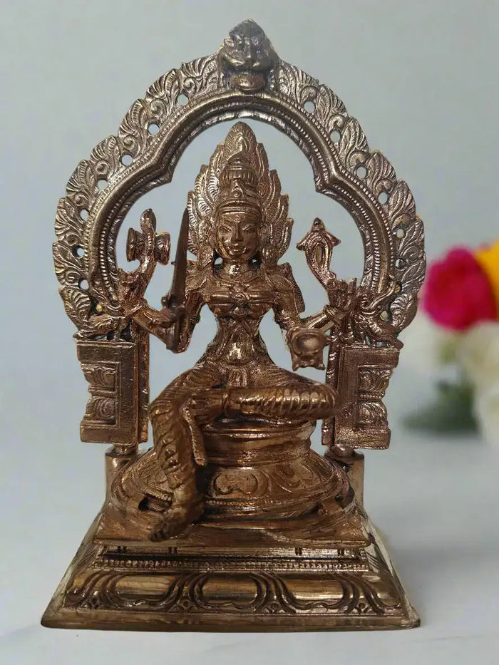 Panchaloha Mariamman Idol – Divine Mother of Protection Karthick's metal art