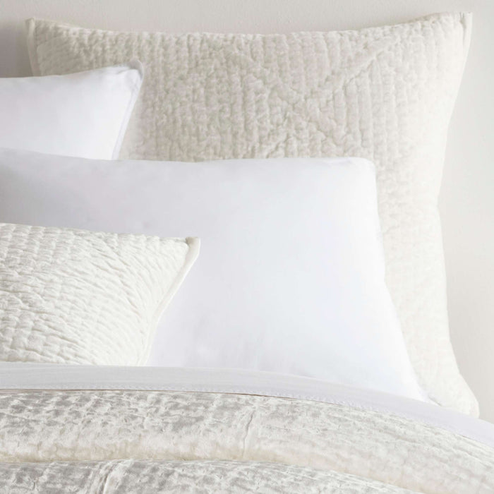 Parisienne Velvet Quilted Sham Sham By Annie Selke