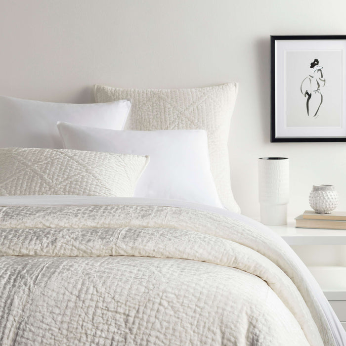 Parisienne Velvet Quilted Sham Sham By Annie Selke