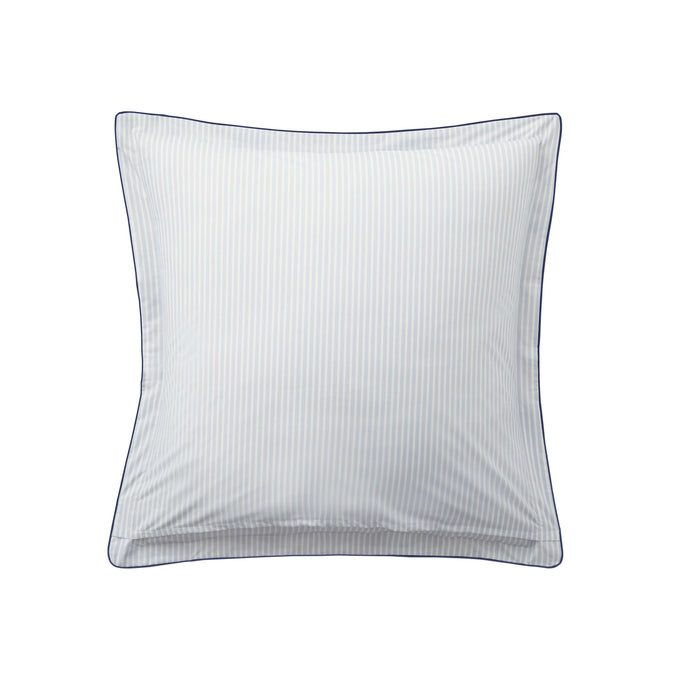 Passé Présent Blue Euro Sham Euro Sham By Anne de Solène