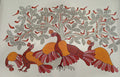 Peacocks and the Tree of Life - Gond Painting   Paintings