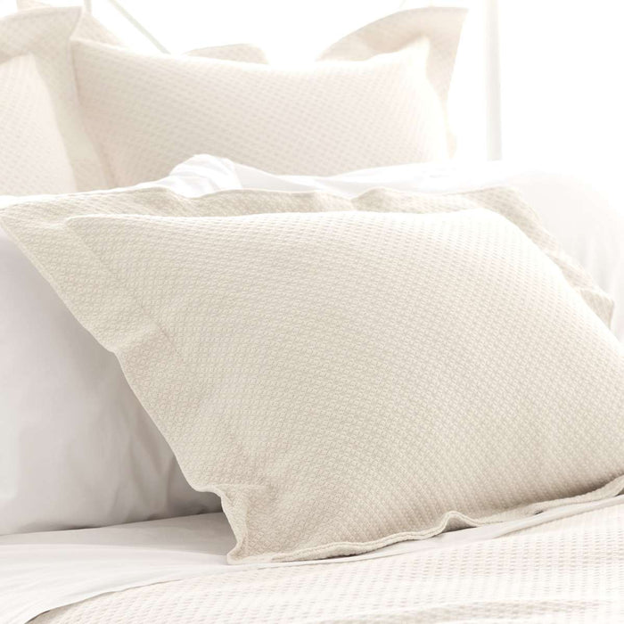 Petite Trellis Matelasse Sham Sham By Annie Selke
