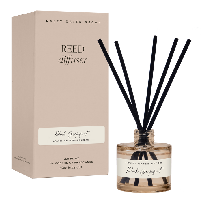 Pink Grapefruit Reed Diffuser - Gift & Home Decor