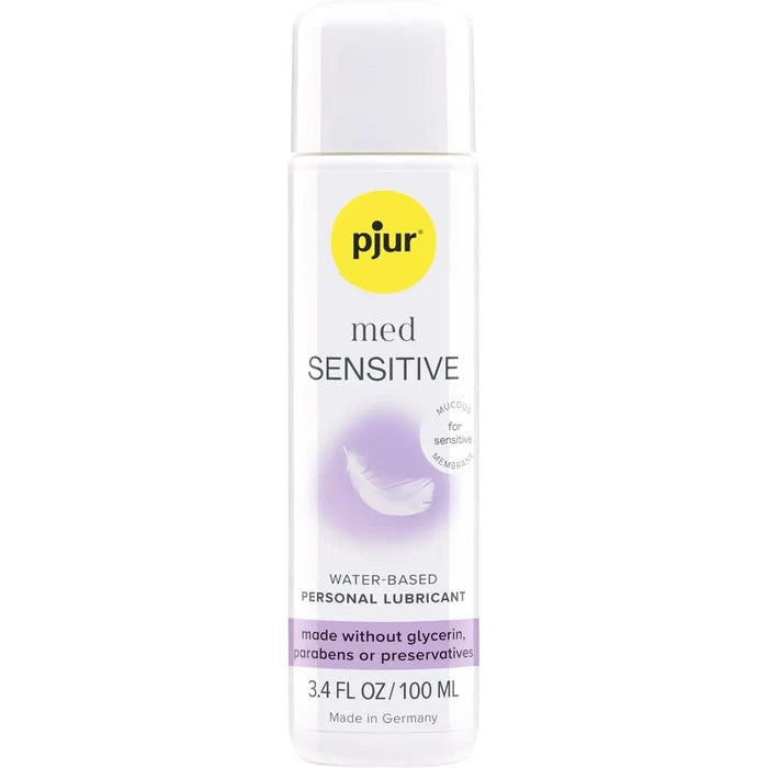 pjur® pjur med Sensitive Glide – Hypoallergenic Water-Based Lubricant 3.4 fl. oz.