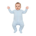 Plain Blue Sleep Suit (0-3 Months) SS4663-B - Kidswholesale.co.uk