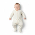 Plain Cream Sleep Suit (0-3 Months) SS4661-C