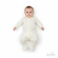 Plain Cream Sleep Suit (3-6 Months) SS4661-C