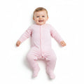 Plain Pink Sleep Suit (6-9 Months) SS4662-P - Kidswholesale.co.uk