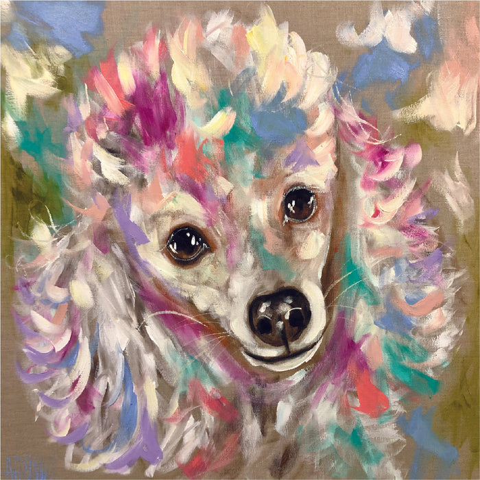 Poodle Love Dog Coaster - Artist Lab