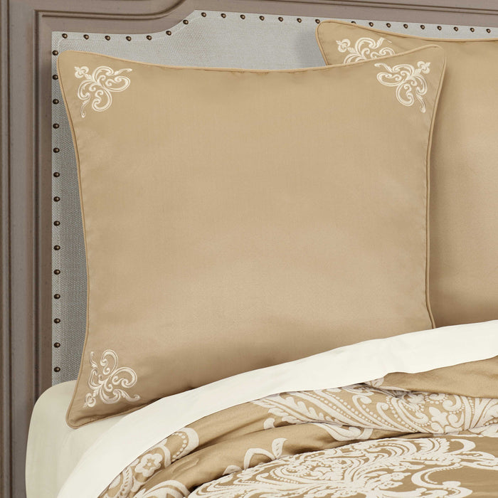 Potenza Gold Euro Sham Euro Sham By J. Queen New York