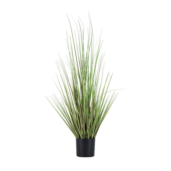 POTTED ARTIFICIAL BUNCH-WIRE GRASS