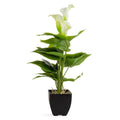 POTTED FAUX CALLA LILY