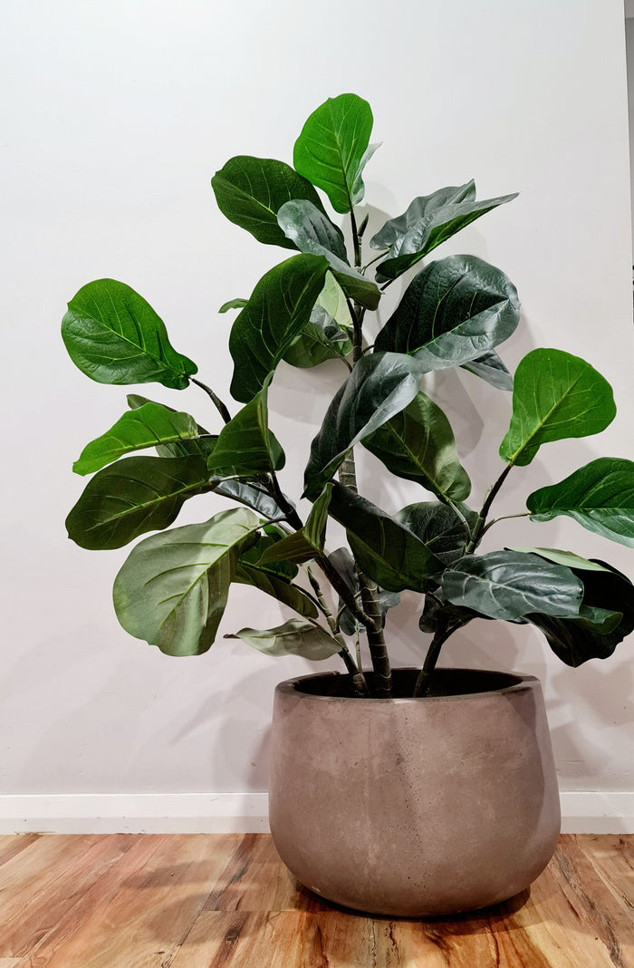 POTTED FAUX FIDDLE LEAF 80CM