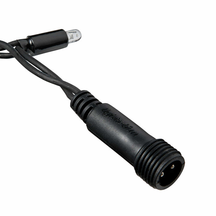 Pro Connect 2m 100 Warm White Sparkling Connectable Icicle Lights White Cable