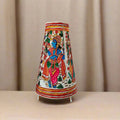 Radha Krishna Dancing Leather Puppetry Lamp Shade | Bed Lamp   Leather Paintings