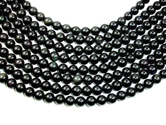 Rainbow Obsidian Beads, Round, 10mm-BeadBasic