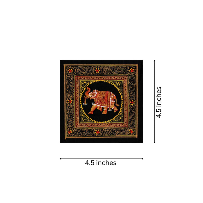 Royal Elephant in Golden Grandeur   Paintings