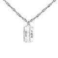 Razor Blade Necklace For Men Necklace for man MelodyNecklace