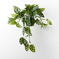 REAL TOUCH - 76CM ARTIFICIAL MONSTERA ADANSONII HANGING BUSH PLANT IN POT