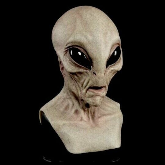 Realistic Alien Latex Mask for Halloween – Breathable & Comfortable