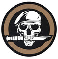 Rothco PVC Military Skull & Knife Morale Patch