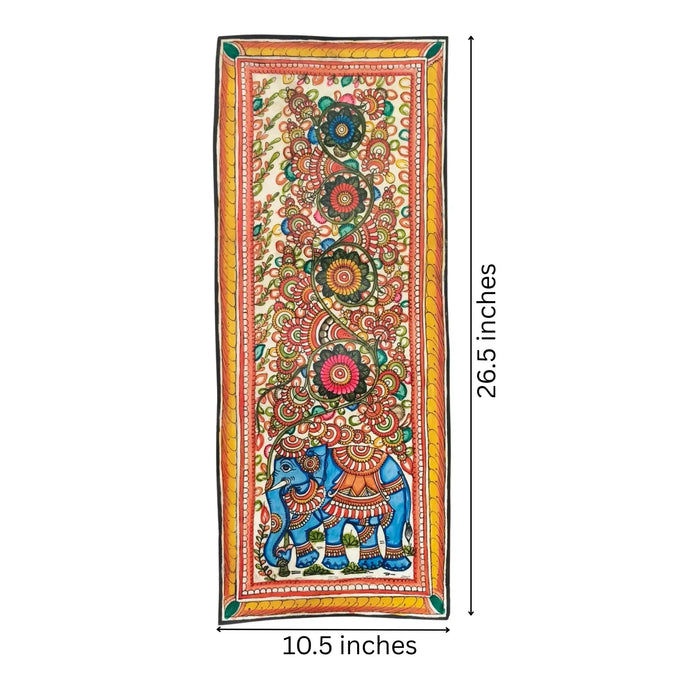 Royal Elegance on a Floral Path Leather Art   Leather Paintings