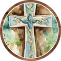 Rustic Cross Sign, Wreath Sign, Wreath Center