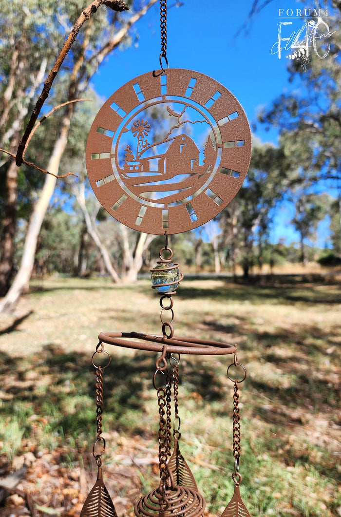 RUSTIC FARMHOUSE WIND CHIME