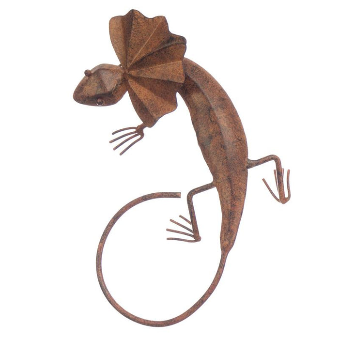 RUSTIC FRILLED NECK LIZARD